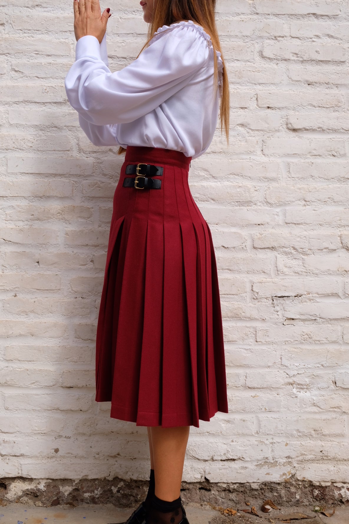 Kilt Lungo con spacco Cherry o Blu notte